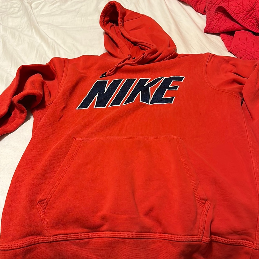 Nike Hoodie Red Size Medium